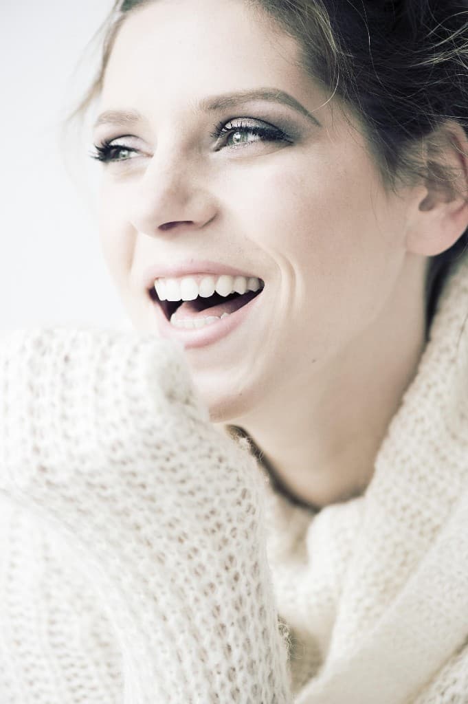 Woman with a bright beautiful smile